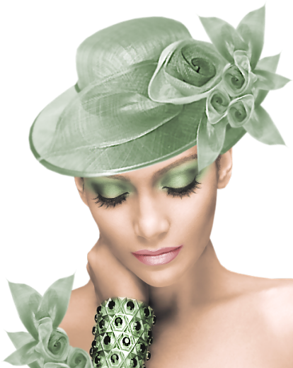 en vert